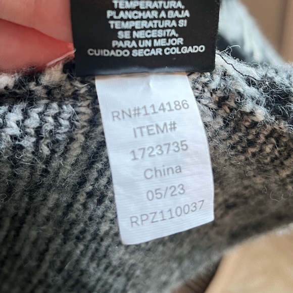 Frye cozy women’s open front luxe yarn jacquard southwestern pattern‎ cardigan L - Picture 7 of 9